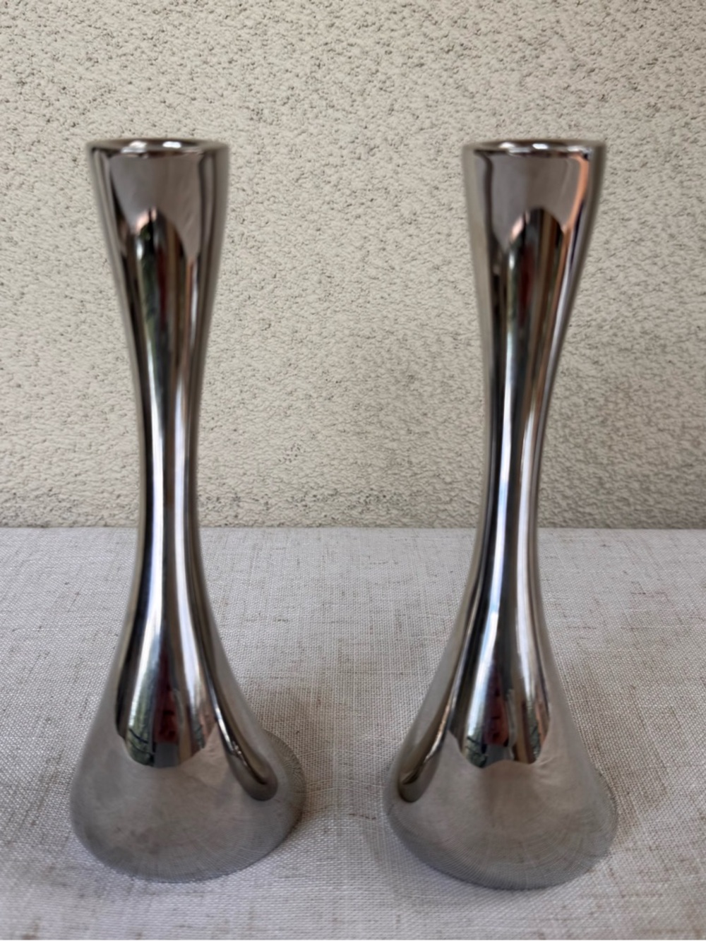 Georg Jensen Cobra Candleholders set of 2